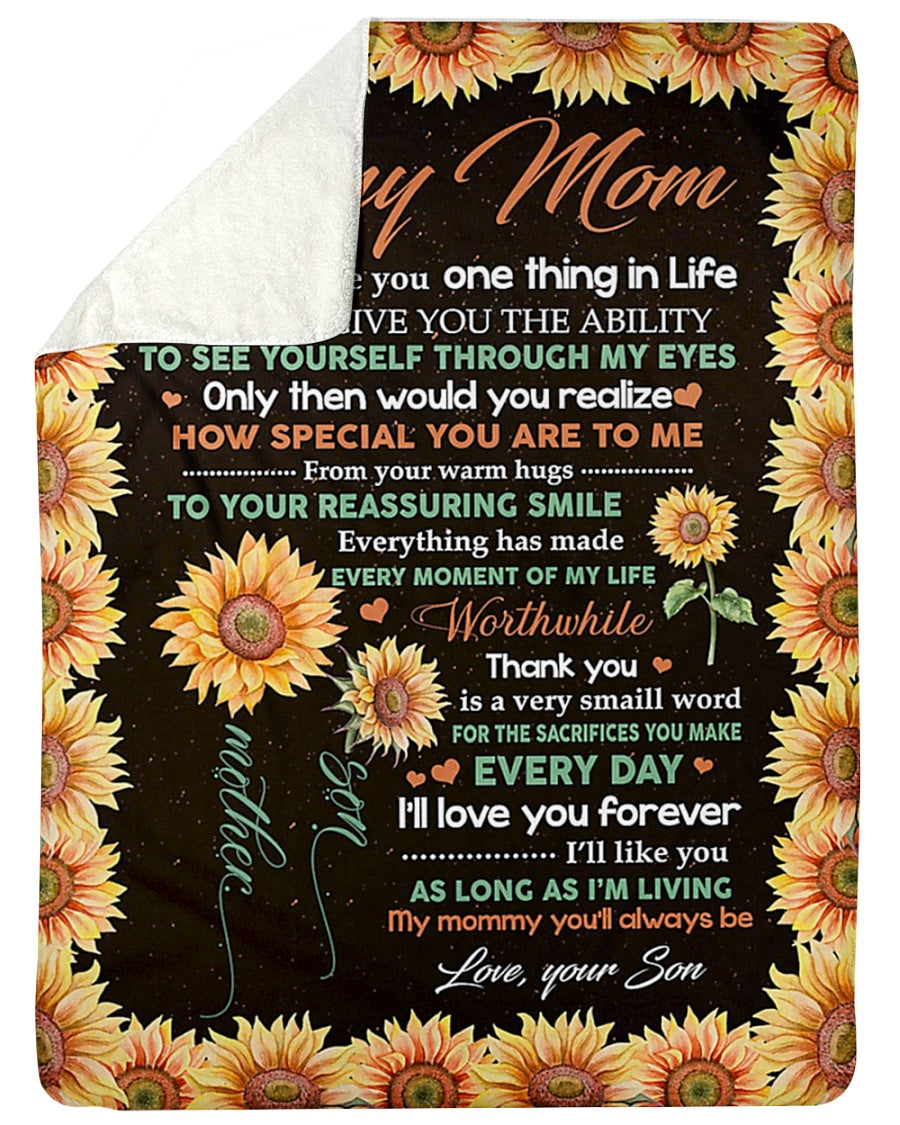Sunflower Lifelong Family Love Flannel Blanket For Soft Bed Couch And Home Comfort