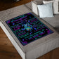 Family Never Feel That You Are Alone To Bonus Daughter Flannel Blanket For Living Room And Bedroom Styling