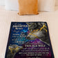Wolf Believe In Yourself I Love You Flannel Blanket For Relaxing At Home And Travel
