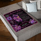 Rose Comforting Home Message Daughter Gift Flannel Blanket For Living Room And Bedroom Styling