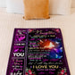 Butterfly Keep Me In Your Heart Daughter Gift Flannel Blanket For Relaxing At Home And Travel