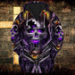 Skull Purple Yellow Art – 3D Hoodie