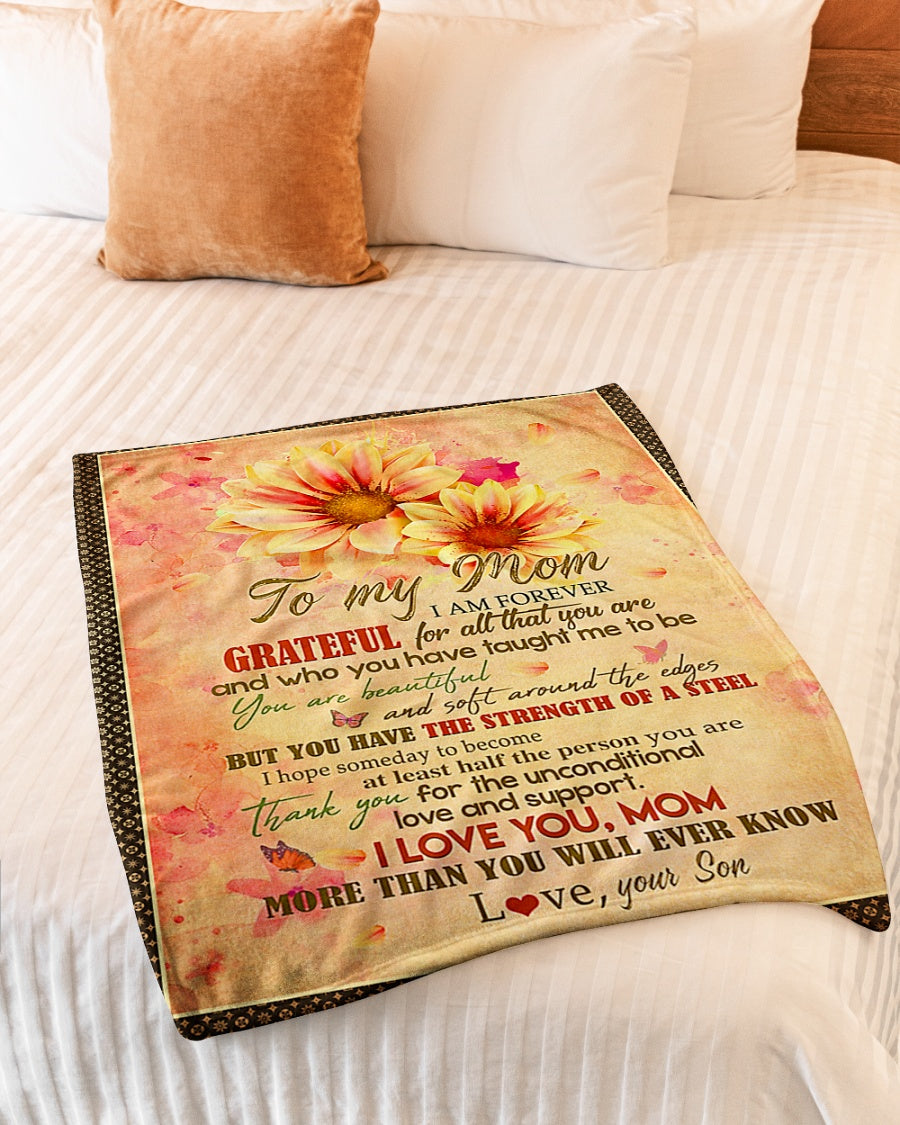 Daisy Lifelong Love Message Flannel Blanket For Living Room And Bedroom Styling
