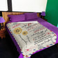 Loving Mom Family Gift Flannel Blanket For Cozy Home Lounging And Gifting