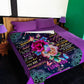 Rose I Love You With All My Heart My Loving Mother Flannel Blanket For Cozy Home Lounging And Gifting