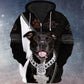 Pitbull Lover Forever Dog Art – 3D Hoodie
