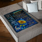 Sunflower Butterfly Big Hug Daughter Gift Flannel Blanket For Living Room And Bedroom Styling