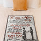Family Endless Love My Loving Mother Flannel Blanket For Relaxing At Home And Travel