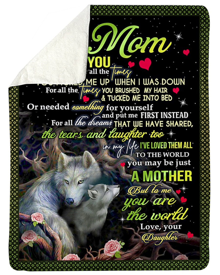 Wolf Deep Appreciation Message Flannel Blanket For Soft Bed Couch And Home Comfort