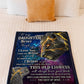 Lion Believe In Yourself Daughter Gift Flannel Blanket For Relaxing At Home And Travel