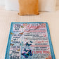 Butterfly Comforting Home Message Daughter Gift Flannel Blanket For Relaxing At Home And Travel