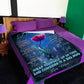 Flower Consider Big Hug Mom To Daughter Flannel Blanket For Bed Sofa And Reading Nook Decor