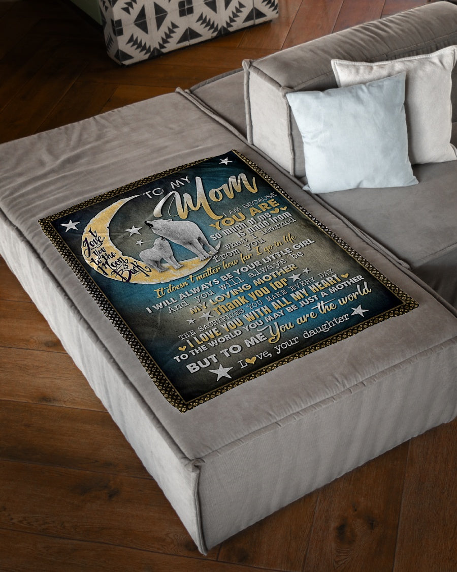 Wolf Endless Family Love You Are The World Flannel Blanket For Living Room And Bedroom Styling