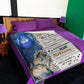 Wolf When Life Gives A Chance Take It Mom To Daughter Flannel Blanket For Bed Sofa And Reading Nook Decor
