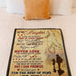 Family Deep In Your Heart Daughter Gift Flannel Blanket For Bed Sofa And Reading Nook Decor