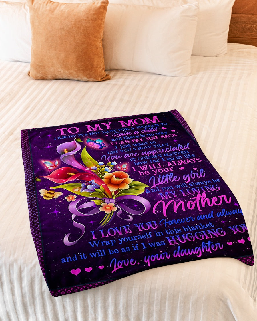 Flower Mother You Are The Best Flannel Blanket For Soft Bed Couch And Home Comfort