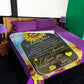 Sunflower Strong Spirit Message Daughter Gift Flannel Blanket For Relaxing At Home And Travel