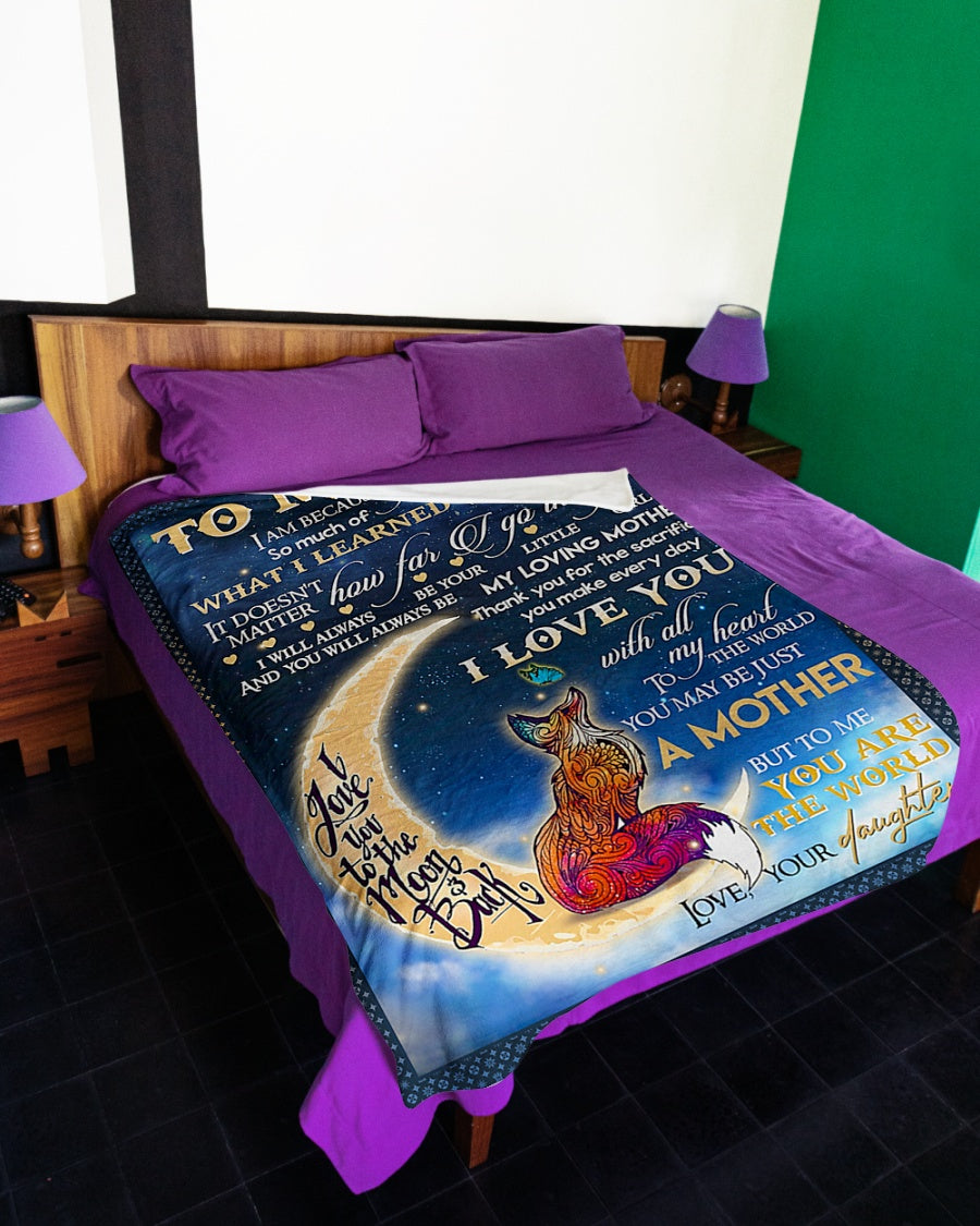 Family I Am Always With You Flannel Blanket For Bed Sofa And Reading Nook Decor