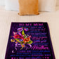 Flower Mother You Are The Best Flannel Blanket For Relaxing At Home And Travel