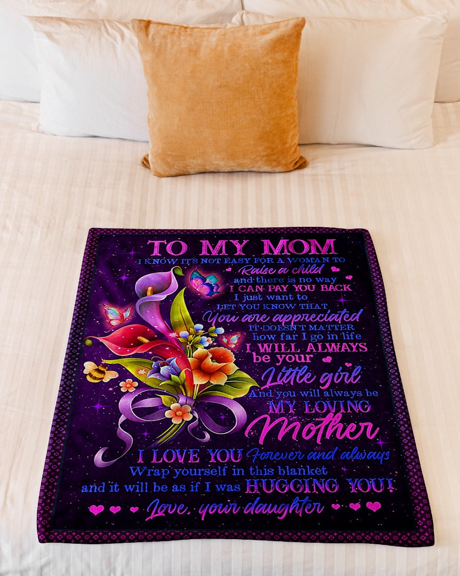 Flower Mother You Are The Best Flannel Blanket For Relaxing At Home And Travel