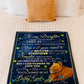 Lion Deep In Your Heart Daughter Gift Flannel Blanket For Relaxing At Home And Travel