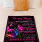 Butterfly You Are The Best Pink Flannel Blanket For Relaxing At Home And Travel