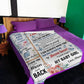 Butterfly Warm Sunshine Love Daughter Gift Flannel Blanket For Bed Sofa And Reading Nook Decor