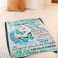 Butterfly My Gift To Daughter Every Day That You're Not With Me Flannel Blanket For Soft Bed Couch And Home Comfort
