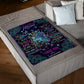 Floral I Love You With All My Heart Mother Flannel Blanket For Living Room And Bedroom Styling