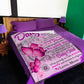 Butterfly To My Daughter Sometimes It's Hard Pink Flannel Blanket For Bed Sofa And Reading Nook Decor