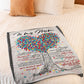 Family Endless Love Sunshine Flannel Blanket For Soft Bed Couch And Home Comfort
