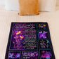 Butterfly Warm Sunshine Love Daughter Gift Flannel Blanket For Relaxing At Home And Travel