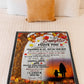 Sunset Dream Big Encouragement Mom To Daughter Flannel Blanket For Relaxing At Home And Travel