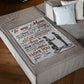 Family Endless Love My Loving Mother Flannel Blanket For Living Room And Bedroom Styling