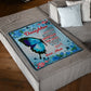 Butterfly Warm Sunshine Love Daughter Gift Flannel Blanket For Living Room And Bedroom Styling
