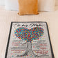 Family Endless Love Sunshine Flannel Blanket For Relaxing At Home And Travel