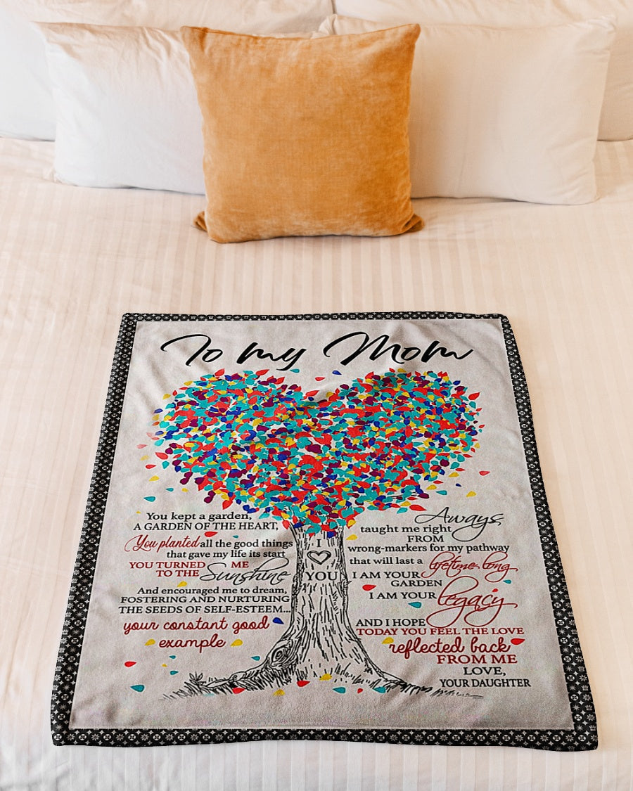 Family Endless Love Sunshine Flannel Blanket For Relaxing At Home And Travel
