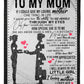 Family I Will Always Be Her Little Girl Mother Flannel Blanket For Cozy Home Lounging And Gifting