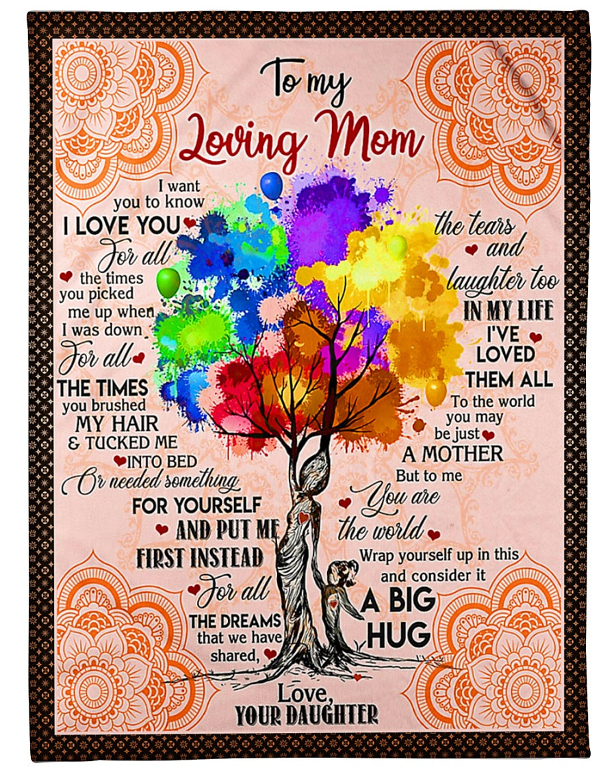 Family Lifelong Love Message Flannel Blanket For Bed Sofa And Reading Nook Decor