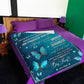 Butterfly Straighten Your Crown Daughter Gift Flannel Blanket For Bed Sofa And Reading Nook Decor