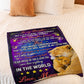 Lion My Heart Daughter Gift Flannel Blanket For Soft Bed Couch And Home Comfort