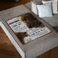 Lion Beloved Mother Message Flannel Blanket For Living Room And Bedroom Styling