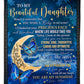 Butterfly Mom To Daughter Wasn't It Yesterday You Were Baby Flannel Blanket For Bed Sofa And Reading Nook Decor
