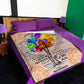 Family Lifelong Love Message Flannel Blanket For Cozy Home Lounging And Gifting