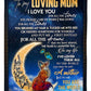 Wolf To My Mom You Will Always Be My Loving Mom Flannel Blanket For Bed Sofa And Reading Nook Decor