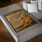 Lion Carry You In My Heart Gift Flannel Blanket For Living Room And Bedroom Styling