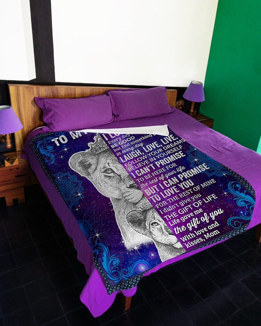 Tiger Never Forget That I Love You Mom To Daughter Flannel Blanket For Bed Sofa And Reading Nook Decor