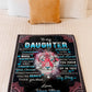 Tiger Whenever You Feel Overwhelmed Mom To Daughter Flannel Blanket For Relaxing At Home And Travel