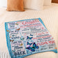 Butterfly Warm Sunshine Love Comforting Home Message Daughter Gift Flannel Blanket For Soft Bed Couch And Home Comfort