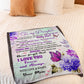 Butterfly How You Are To Me Daughter Gift Flannel Blanket For Soft Bed Couch And Home Comfort